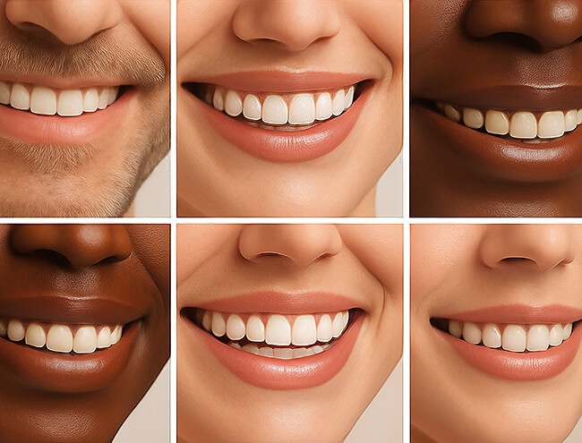 Zahnmodell mit gesunden Zähnen – Symbol für erfolgreiche Prophylaxe und Zahngesundheit.